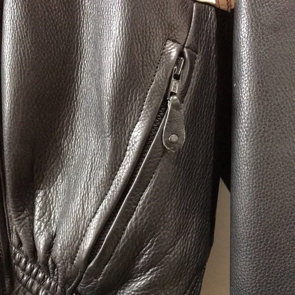 Leather Motorcycle Riding Jacket - Picture 12 of 15